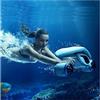 RSGXLFQZVAK Scooter subacquei, Subacquea UAV Semovente Immersione Booster Snorkeling Elica