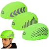 Aohyue 3 Pezzi Copri per Casco Bici Impermeabile, Copertura Antipioggia per Casco da Ciclismo con Striscia Riflettente, Copricasco Impermeabile per Uomo Donna Bambini, Verde Fluorescente