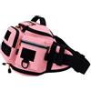 SALALIS da Pesca Borsa Portaoggetti Espandibile in Tessuto Oxford Leggero per attività All'aperto, 36x15x19 Cm (Rosa)
