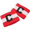 BESTOMZ Fascia da Capitano per Calcio 2 Unitá in Nailon Regolabile con Chiusura a Strappo per Adulti e Giovani Adatta a Partite di Squadra e Leghe Scolastiche
