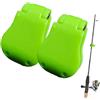 Generic Clip per canna da pesca | 2 pezzi di fissaggio per canna da pesca fissi | Supporto per canna da pesca per auto all'aperto organizzazione di stoccaggio