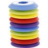SOESFOUFU Porta Lenza Design Completamente Chiuso 10 Pezzi in Silicone Organizer Bobina Che Previene L'allentamento della Lenza, Accessorio Pratico per Pesca la Pesca