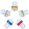 TOYANDONA Luce LED per Esca da Pesca Subacquea 5 Pezzi in Plastica per Pesca Notturna e Profonda Funzione di Attrazione Pesci e Esche