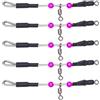 NUEAYMS 5 connettori per lenza da pesca, connettori ad amo rapido, accessori multifunzionali, portatili e leggeri
