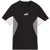 PUMA T-Shirt Essentials+ Block da Uomo 140, Black