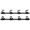 PSNKLMM Porta Canna da Pesca for Auto, Supporto for Poggiatesta, Fissaggio Doppio con Clip E Fascia Elastica, Imbottitura Interna Morbida, Nero, Regolabile 40-110 Cm, for
