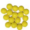 Asixxsix 16 Palline da Golf, Palline da Allenamento Realistiche in PU Morbido da 41 Mm con Borsa in Rete per Esercitazioni di Altalena in Cortile Interno Ed Esterno (YELLOW)