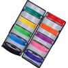 HOMOCONO Organizer Box per Pesca Portatile in ABS e Silicone Resistente all'Usura, Scatola Compatta per Bobina di Filo da Pesca, per Riporre e Organizzare Fili Colore Colore Casuale