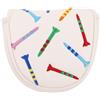 OSOLADY Copri Putter da Golf Protezione Antigraffio con Design Ricamato Elegante in Pu per Legni da Golf