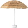 Generic CMBSSTFC Ombrellone Hawaiano in Paglia per Esterni Ombrellone da Spiaggia Ombrellone da Giardino per Patio Ombrellone inclinabile con Protezione Solare per ombrellone con Gonna in Erba