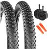 GRELiving Pneumatici da bicicletta 26 x 2,4 (60-559) per mountain bike, BMX, Fat Bike