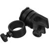 HEMOTON Clip per Casco da Lavoro in Plastica Nera Portatile per Supporto Torcia e Fascia per Lampada Frontale per Attività All'aperto e Lavoro Notturno