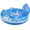 Hidyliu Anelli per Sci Invernale Accessori per Tavola da Sci Gonfiabile Materiale Durevole in PVC per Divertimento Sulla Età Illimitata 115x115x66 Cm