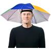 Gvblkq Ombrello | Cappello Ombrello da con Elastico,Copricapo Elastico Compatto con Protezione Raggi UV e dalla Pioggia per la, Il Golf, Il Giardinaggio all'aperto