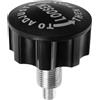 Housoutil Manopola a Sfera per Attrezzature Fitness, Accessorio di Ricambio in ABS Compatibile Cyclette e Macchine per Allenamento Domestico, Design Elegante e Versatile