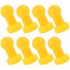JOINPAYA 8pezzi Tappi Terminali in Plastico per Pali di Trampolini Elastici, Accessori da Trampolino per Festa Estiva Installazione Facile e Protezione Sicura