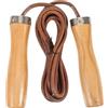 Housoutil Corda per Saltare Appesantita in Cuoio Manico in Legno Confortevole e Facile da Trasportare per Allenamento Fitness ed Esercizi a Casa