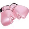 Housoutil Guanti da Boxe per Rosa in Pelle Pu Imbottitura in Spugna Traspirante per Allenamento e Sparring Design Unico e Stile Elegante 1 Paio
