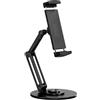 ZBIianxer Staffa per tablet Supporto per tablet per telefono cellulare Staffa pigra da tavolo multifunzionale Supporto pieghevole con rotazione a 360 gradi Supporto per notebook regolabile ergonomico