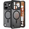 FDHYFGDY Cover Magnetica per Nothing Phone 4a Pro Custodia, Cover in PC Ultrasottile e Antigraffio+Silicone Morbido Antiscivolo Sul lato, Antiscivolo e Antiurto, Scocca Traslucida Satinata