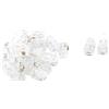 A ABSOPRO Telefono Cavo Fine Adattatore 4P4C RJ9 Connettore Trasparente(Set 22)