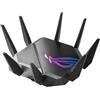 ASUS ROG Rapture GT-AXE11000 Tri Band WiFi 6E Router Gaming estendibile con Mobile Tethering, alternativa ai Router 4G 5G, 2.5G WAN/LAN Ethernet, Game Boost, Sicurezza di Rete per Tutti Dispositivi