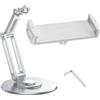 ZBIianxer Staffa per tablet Supporto per tablet per telefono cellulare Staffa pigra da tavolo multifunzionale Supporto pieghevole con rotazione a 360 gradi Supporto per notebook regolabile ergonomico