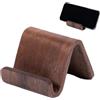 Generico Desk Phone Stand - 2.75 Inches Wooden Tablet Holder Non Slip, Decorative Cellphone Dock | Compact Smartphone Cradle, For Home Office Bedroom Study Bedside Travel Use