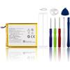 SwarKing Batteria di ricambio Li3820T43P3h715345 compatibile con ZTE Grand S Flex MF910 MF910L con toolkit