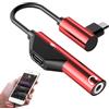 Generic Adattatore da USB C a jack, da USB C a jack da 3,5 mm, adattatore da USB C a Auxx, adattatore jack per cuffie 2 in 1 da 3,55 mm, da USB C ad audio, adattatore per cavo adattatore USB tipo C, per la