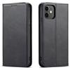 Mixroom - Custodia Cover Case a Libro Nero Per iPhone 11 Con Stand In Ecopelle Chiusura magnetica Formato Portafoglio Parte Interna In TPU Morbida