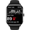 LAOYABB Smartwatch Uomo Donna con Effettua o Risposta Chiamate, 2.01'' Orologio Fitness Smart Watch con Cardiofrequenzimetro/Contapassi, Impermeabile IP68 Orologio Sportivo per Android iOS