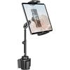 Dosvsi Portabicchieri da auto grande per tablet, fino a 15,6 pollici, braccio regolabile in metallo, supporto per tablet, resistente, per iPad Pro 13 12.9 Air Mini, Galaxy Tab, iPhone, dispositivi da