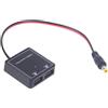 FHGSPQWM Adattatore di ricarica USB DC5.5x2.1mm a caricatore di alimentazione USB per pannello solare 12V adattatori di alimentazione DC6V-30V a 5V3A impermeabile