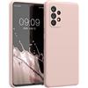 kwmobile Cover per Samsung Galaxy A52 / A52 5G / A52s 5G Custodia - Back Case per Smartphone in Silicone TPU - Protezione Gommata - rosa antico matt