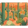 SMAZDFXX Tappetino per mouse rettangolare impermeabile con base in gomma antiscivolo a tema cactus nel deserto, dimensioni 8,3 x 10,3 pollici.