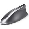 Topolenashop Antenna Aletta di Squalo Universale per Auto - Antenna Radio AM FM Autoadesiva Impermeabile in ABS con Circuito in Rame, Design Shark Fin Aerodinamico per Tetto Auto GRIGIO