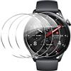 QUSRTMUE 3 pezzi vetro temperato per Xiaomi Watch S5 | Anti Graffio + HD.È meglio togliere l'orologio prima che si bagni.