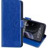 32ndShop 32nd Custodia a Portafoglio in Pelle PU per Motorola Moto Edge 30 Neo, Case Realizzato in Pelle Sintetica con Diversi Comparti e Chiusura Magnetica - Blu