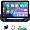Surakey 4G+64G Android 13 CarPlay Android Auto Autoradio pour Fiat Ducato/Peugeot Boxer/Citroen Jumper 2006 à 2023 Radio Voiture avec Écran 10 Pouces Bluetooth GPS WiFi FM/RDS SWC Microfono Caméra de Recul
