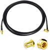 Eightwood DAB DAB + Antenna Adattatore SMB Antenna DAB Car Radio SMB Femmina a SMB Maschio Estensione Cable RG174 8.2ft 250cm per Blaupunkt TechniSat Pioneer Sony Kenwood Alpine