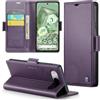 Rerzoiro Cover per Google Pixel 8A Custodia Portafoglio [Blocco RFID] Premium Pelle PU Wallet Case Flip Libro con Porta Carte Slot Supporto Flip Case per Google Pixel 8A, Viola