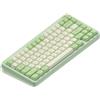 nuphy Halo75 V2 - Kyeboard da gioco, 75% wireless tastiera Bluetooth sostituibile a caldo, tastiera retroilluminata RGB 83 Kyes, compatibile con Bluetooth/2.4GHz/USB-C (verde, menta (37gf))
