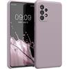 kwmobile Cover per Samsung Galaxy A52 / A52 5G / A52s 5G Custodia - Back Case per Smartphone in Silicone TPU - Protezione Gommata - nuvola viola