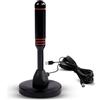 Generic Antenna TV portatile Freeview HD con base magnetica, antenna digitale per interni ed esterni, per TV DVB-T/T2 e roulotte