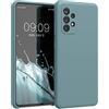 kwmobile Cover per Samsung Galaxy A52 / A52 5G / A52s 5G Custodia - Back Case per Smartphone in Silicone TPU - Protezione Gommata - artic night