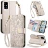 Jiajihua Cover Compatibile con Redmi Note 11T / Note 11S 5G,Compatibile con Xiaomi Poco M4 Pro 5G 【Portafoglio con cerniera】【Portacarte doppio】【Flip Stand】【Fibbia magnetica】 Custodia per telefono Lanyard Gray