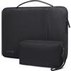 HYZUO 13,3-14 Pollici Custodia Borsa per Laptop per MacBook, Nero