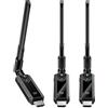 BDFFLY Trasmettitore HDMI Wireless e 2 Ricevitori, 1080P Supporto 1 TX fino a 6 RX, Streaming Video HD da Laptop/Fotocamera/TV a HDTV/Monitor/Proiettore