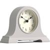 Jones Clocks® Speakeasy Orologio a piccolo camino | Classico design del cappello di Napoleone | Grigio | Stile classico contemporaneo per scrivania, tavolo, mensola o comodino